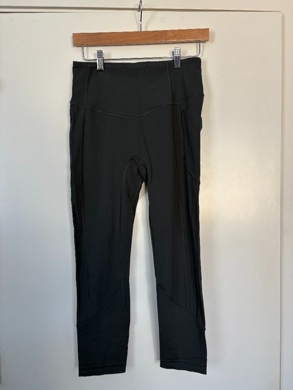 lululemon All the Right Places High-Rise Crop 23" - Graphite Grey, Size 8